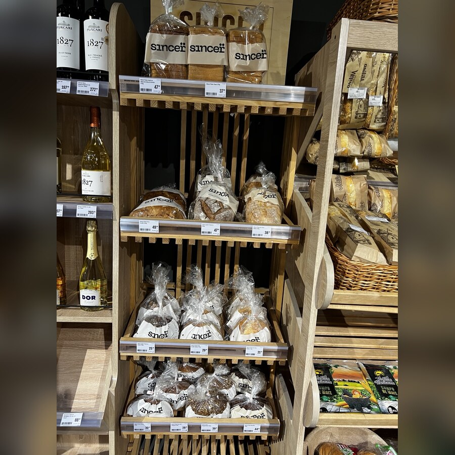 Mai multe sortimente de Pâine Sincer la Bonprix Market